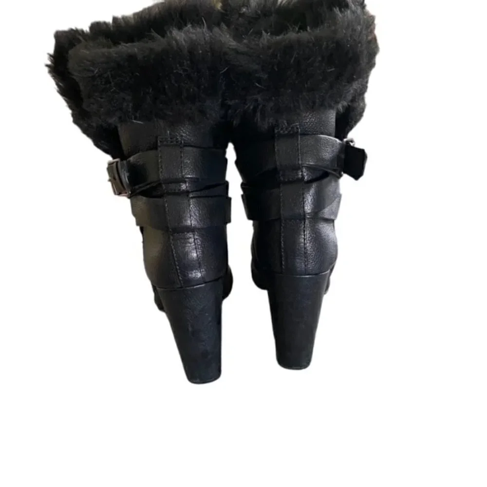 Pour La Victoire Bionda Bootie with Faux Fur Cuff 9